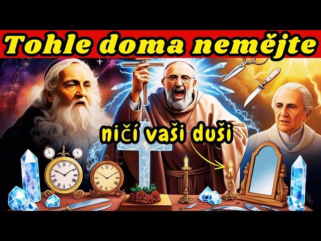 Padre Pio VARUJE: Těchto 7 OBJEKTŮ VE VAŠEM DOMÁCI PŘItahuje NEGATIVNÍ ENERGII