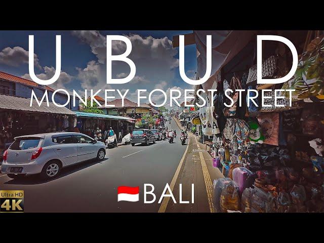 4K Ubud's Cultural Treasures Walking Tour through Jl. Monkey Forest, Saraswati Temple, Ubud Palace