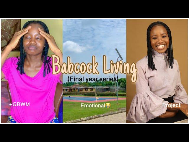 Babcock Living #2: Graduating Class photoshoot GRWM | Hair, Makeup, Friends @BeingSemipe