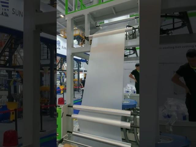 RUIAN MINGDE MACHINERY OF MD-LL45 BIODEGRADABLE LLDPE LDPE HIGH SPEED FILM BLOWING MACHINE