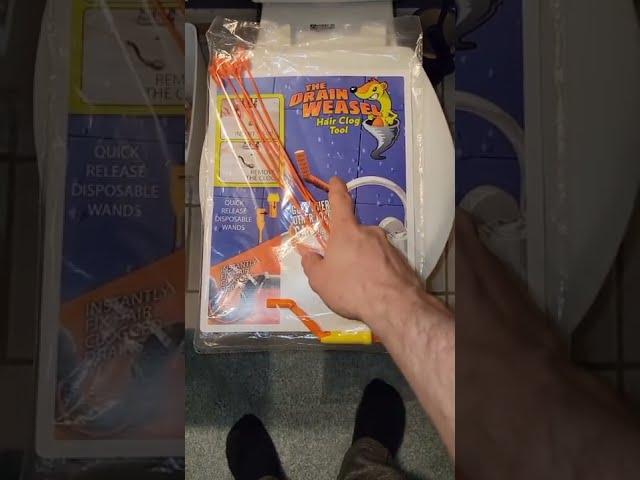 Best tool for removing hair from a tub #shorts