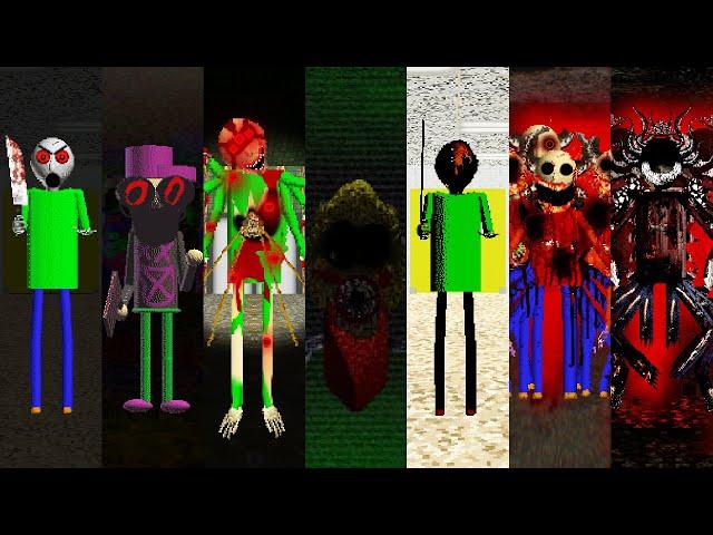 Everyone is Baldi's 7 Super Extra Scary Horror Demon!