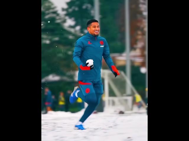 Football in Snow 