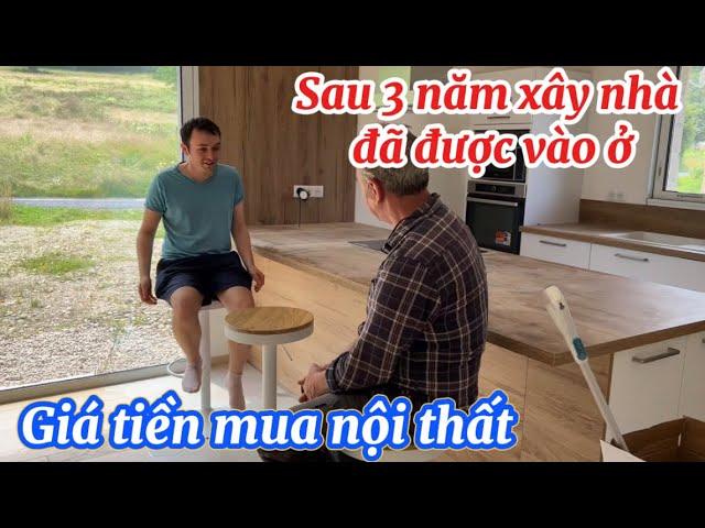 #215 Tập 7 Xây nhà ở Pháp-dọn dẹp, lắp ráp đồ nội thất nhà mới ra sao-mua đồ cũ dùng có đáng tiền ko