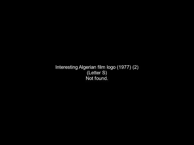 Interesting Algerian film logo (1977)