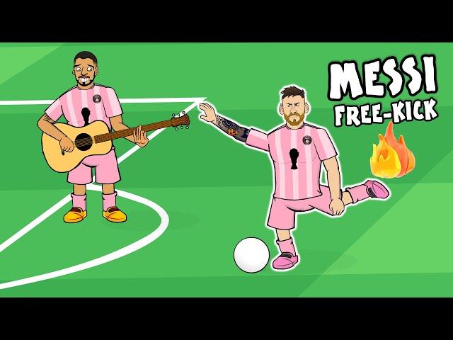 MESSI FREE-KICK (Inter Miami vs Porto Club World Cup 2025 2-1 Goals Highlights)