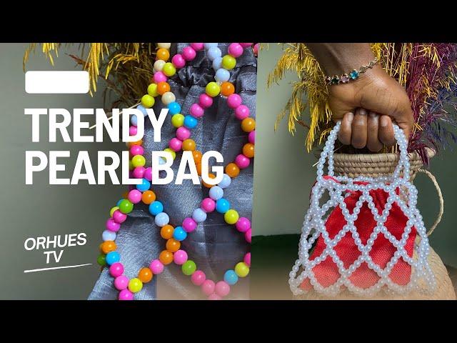 DIY Trendy Pearl Beaded Bag Tutorial | Handmade Fashion Accessories