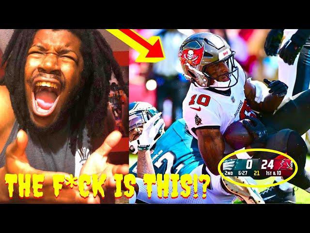 WHAT THE ACTUAL F*CK IS GOING ON!? BUCCANEERS VS EAGLES HIGHLIGHTS REACTION 2024 WEEK 4