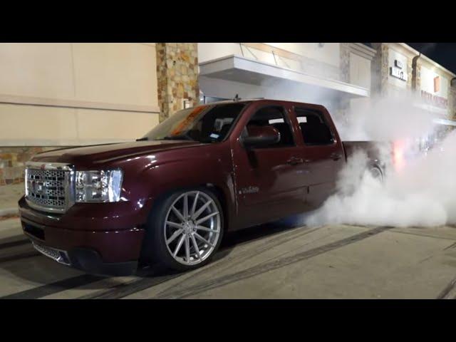 Houston truck meet gets wild!