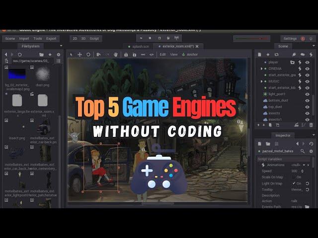 Top 5 Game Engines - Without Coding Free OR Open Source - Download Game Engines For Free