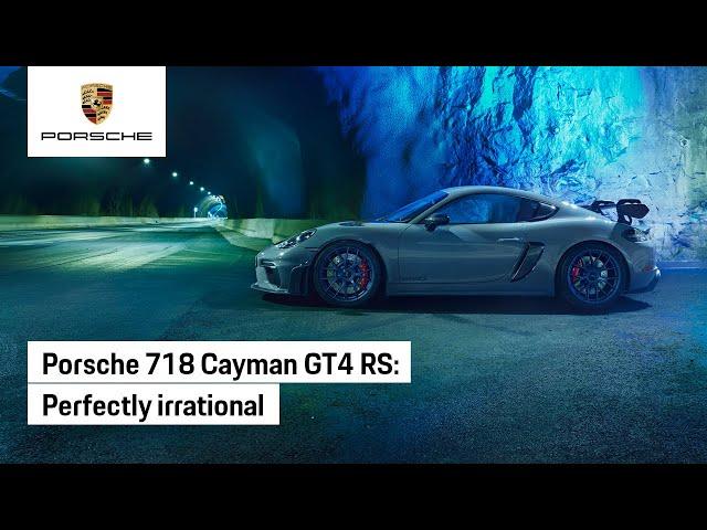 The new Porsche 718 Cayman GT4 RS: Perfectly irrational