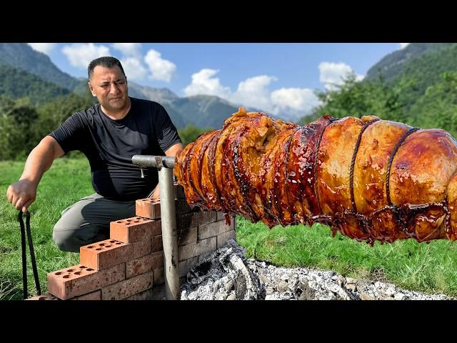 Outdoors Cooking the Perfect Meatloaf with Pineapples!