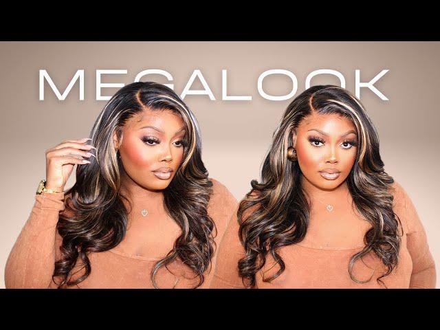 GORGEOUS Pre-Colored Balayage Highlight Wig ft. Megalook Hair