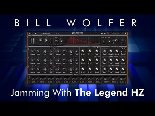 Bill Wolfer Jams With The Legend HZ Synthesizer