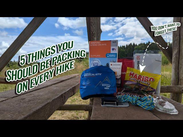 Top 5 Essential Items You Must Pack for Every Hike | Hiking Tips and Gear Guide