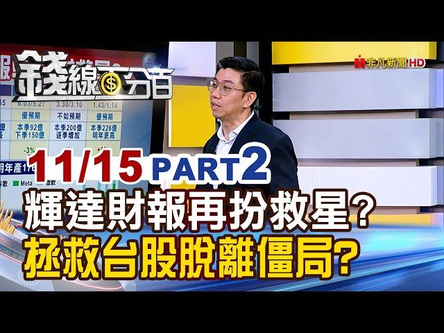 《輝達財報再扮救星? 拯救台股脫離僵局?》【錢線百分百】20241115-2│非凡財經新聞│