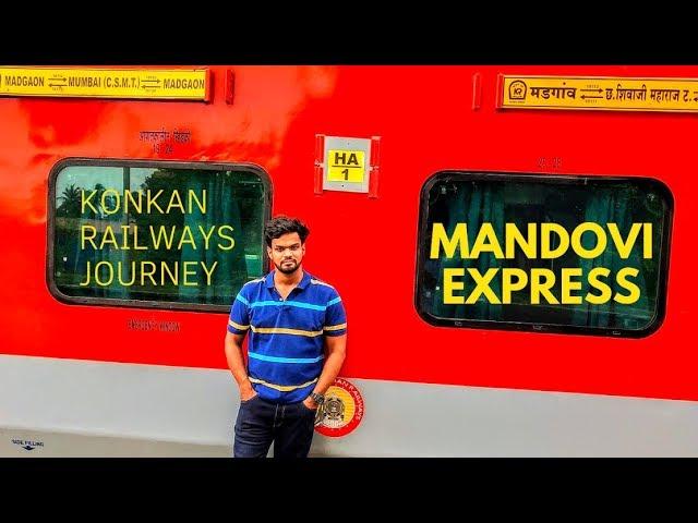 Mandovi Express | Konkan Railway Journey in Monsoon