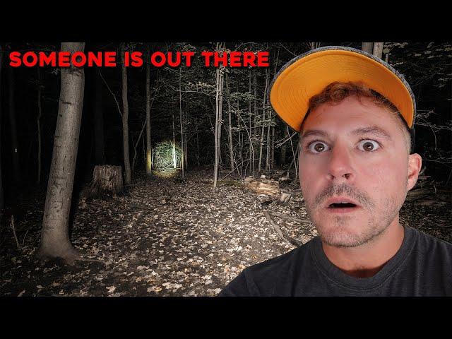 SCARIEST NIGHT OF OUR LIVES CAMPING IN THE HAUNTED FOREST (Someone was STALKING us)