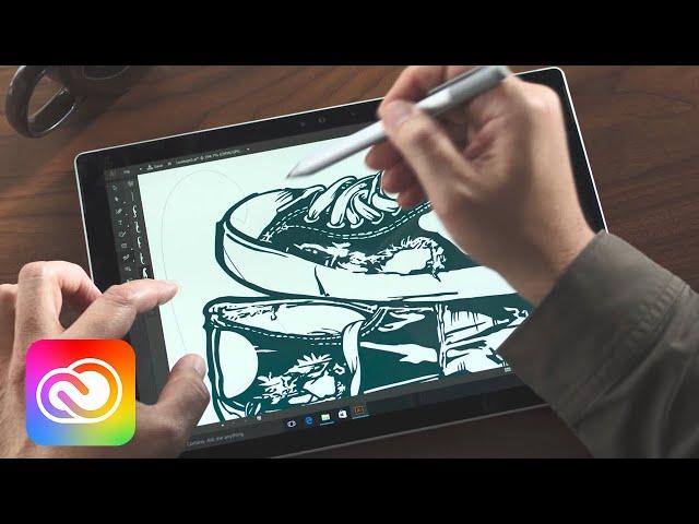 Adobe Illustrator + Microsoft Surface Pro | Adobe Creative Cloud