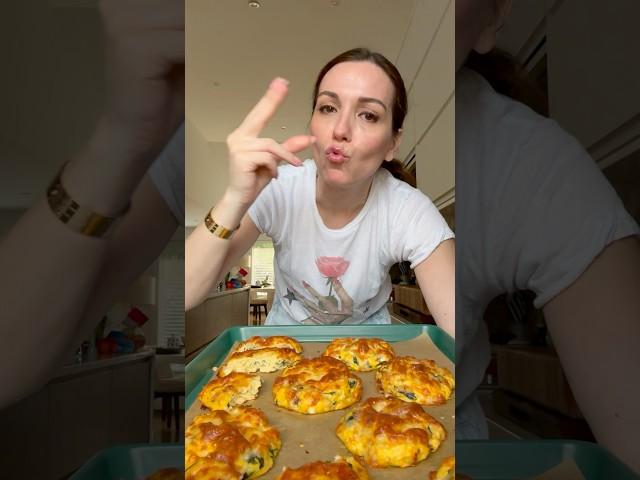 I lose weight eating these Sun Dried Tomato Biscuits #shorts #lowcarb