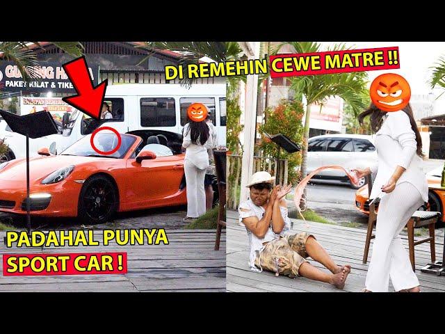 EPIC ! INILAH YG TERJADI JIKA CEWE MATRE BERANI REMEHIN GEMBEL SULTAN !!