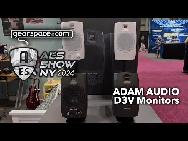 ADAM Audio D3V Desktop Monitors - Gearspace @ AES NYC 2024