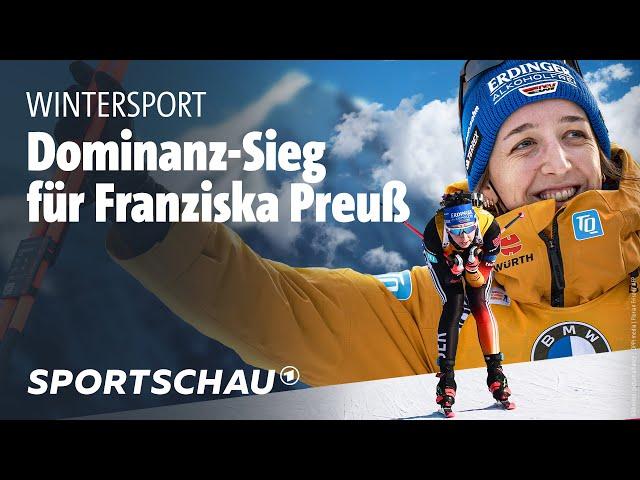 Biathlon: Deutsches Doppel-Podest für Preuß und Voigt in Annecy | Sportschau