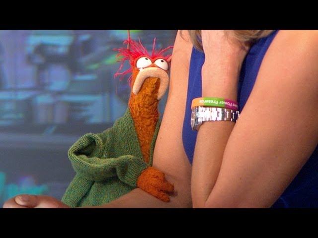 Pepe the King Prawn Flirts With 'Good Morning America's' Lara Spencer