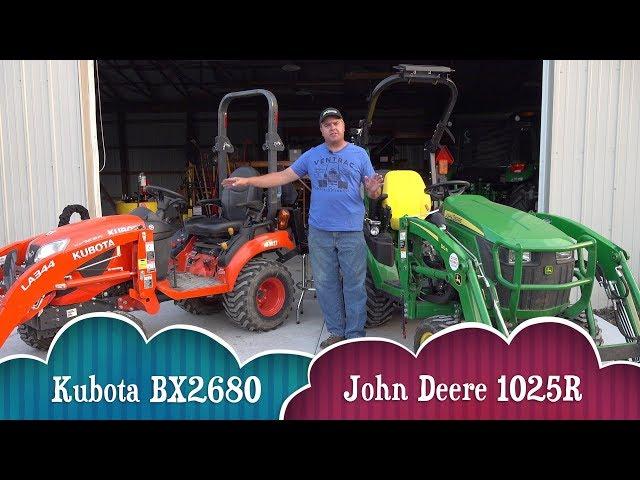 And The Winner Is? Kubota BX2680 vs John Deere 1025R