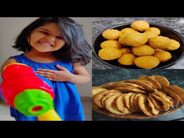 Vlog# 10 Holi Preparation | Besan Laddu | Mathri