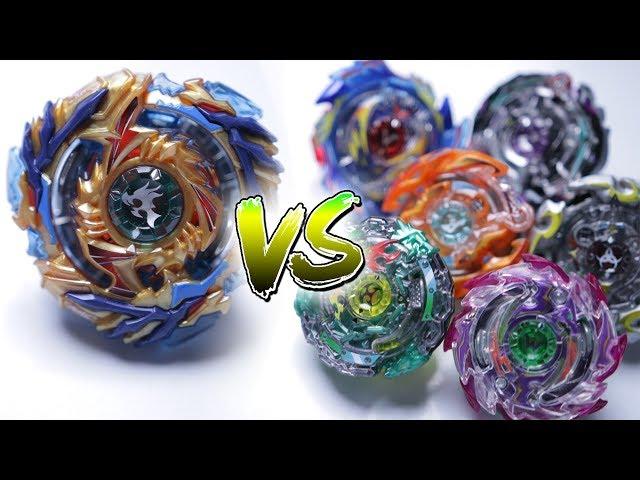 BEYBLADE BURST BATTLE | Drain Fafnir VS ALL God Layer Beyblade burst