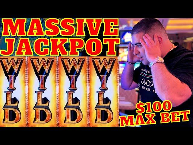 $100 Max Bet BONUSES & MASSIVE JACKPOT On High Limit Slot Machine