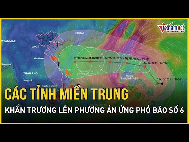 Công điện khẩn: Các tỉnh miền Trung khẩn trương lên phương án ứng phó bão số 6 Trà Mi | VietNamNet