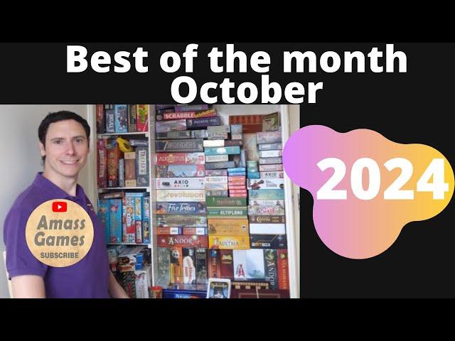 Best of the month October 2024 BotM AmassGames #boardgame   #games   #tabletopgames  #city  #manga