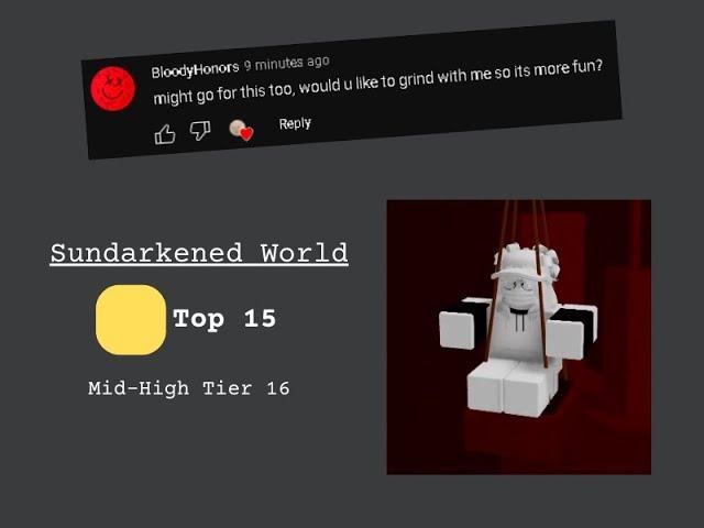 [TOP 15] Sundarkened World (DOUBLE WITH @BloodyHonors )