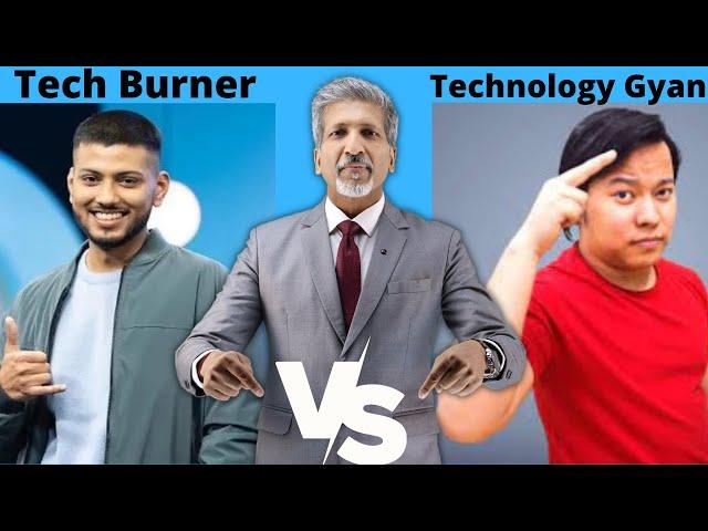 Tech Burner VS Technology Gyan I Youtuber's Comparison I #shorts I #techburner I #technologygyan