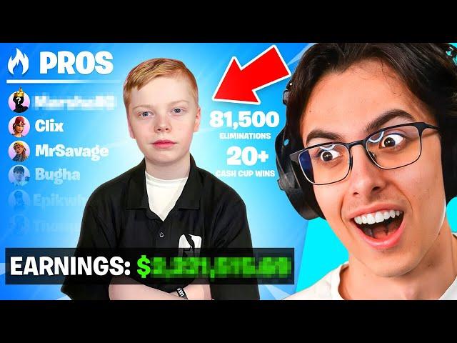 Reacting to The YOUNGEST Fortnite Pro Player!