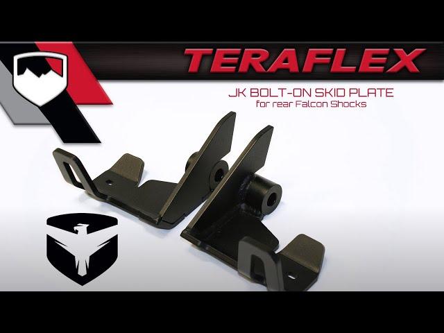 TeraFlex Install: JK Falcon Bolt-On Rear Shock Skid Plate