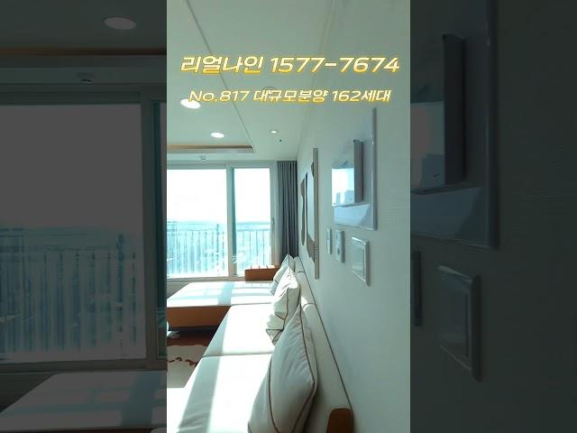 162세대 남향집 4Bay 이런집을 분양받으셔야죠