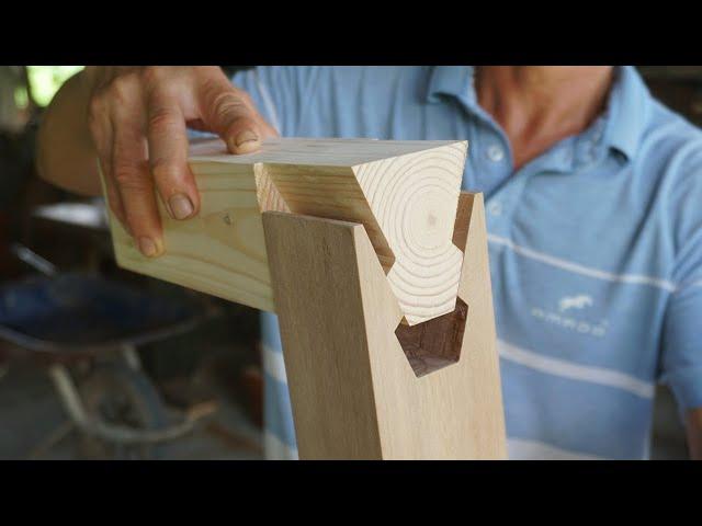 Extreme Wooden Woodworking Skills, ASMR Perfect A Hand Cut Mitered Dovetails