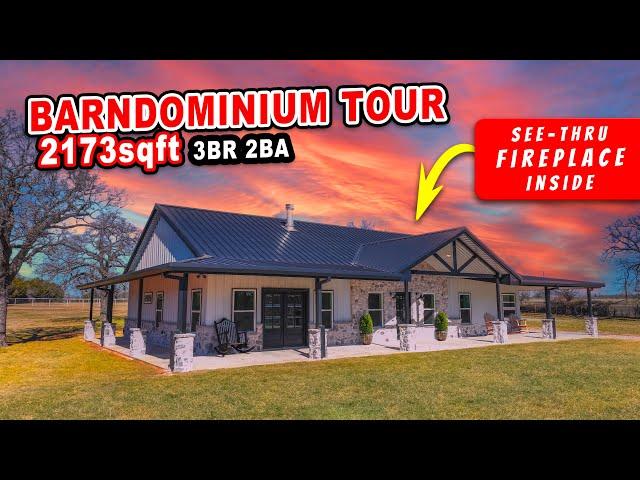 FULL Barndominium TOUR 3 Bedroom 2 Bath in Cool Texas