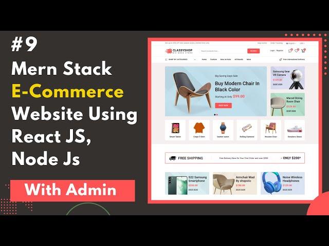 #9 Mern Stack E-Commerce Website Using React JS, Node Js, Mongo DB  | Product Details Page Part1 