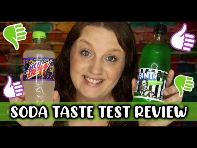 Soda Taste Test Review || Mtn Dew Voo Doo || Fanta Haunted Apple || Soda Taste Test