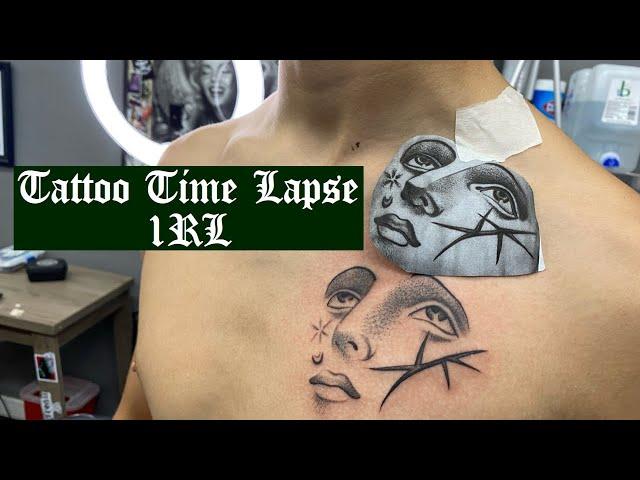 Tattoo Time Lapse - Single Needle