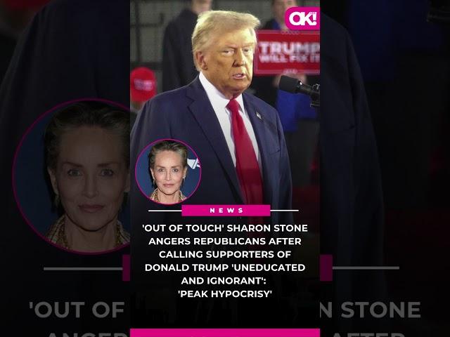 Sharon Stone Angers Republicans After Calling Supporters of Donald Trump 'Uneducated and Ignorant'