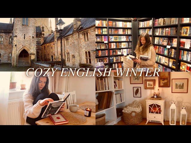 Cosy & simple Winter days in England | Reading slump, British way of cozy, Booktube slow living vlog