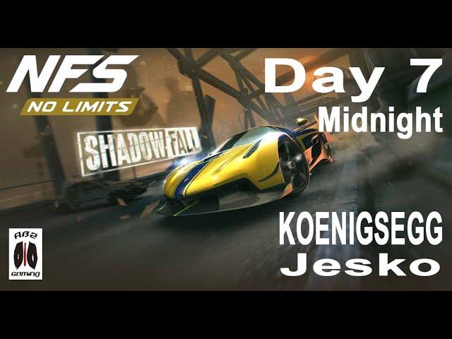 NFS: No Limits | KOENIGSEGG Jesko (Day 7) | NFSNL Shadow Fall | Material Guide