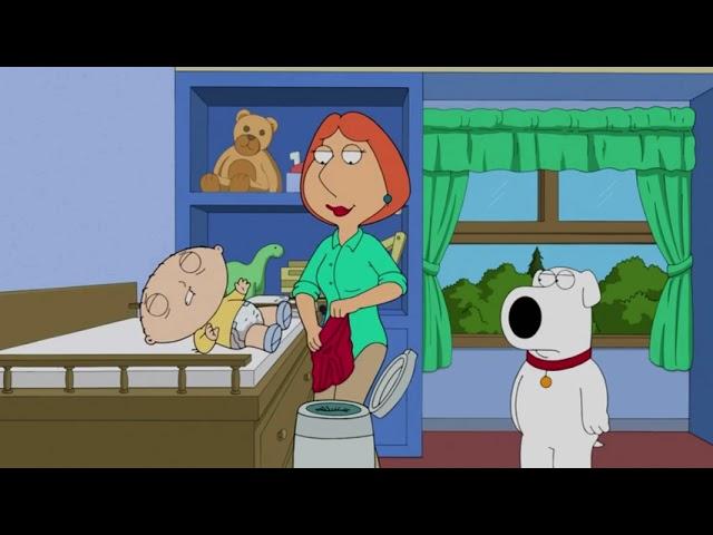 Family Guy - Stewie gets a diaper change in reverse!