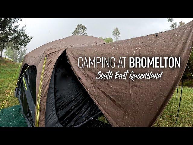 RAIN and STORM Camping in an AIR TENT [ASMR Relaxing in Beautiful Australian Surroundings]