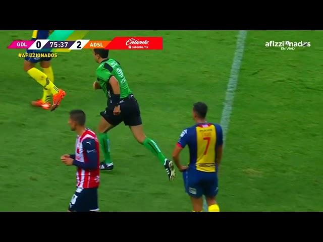 Gol de Ángel Zaldívar | Chivas 1 - 2 San Luis | Grita México A21 - Jornada 1 | LIGA BBVA MX